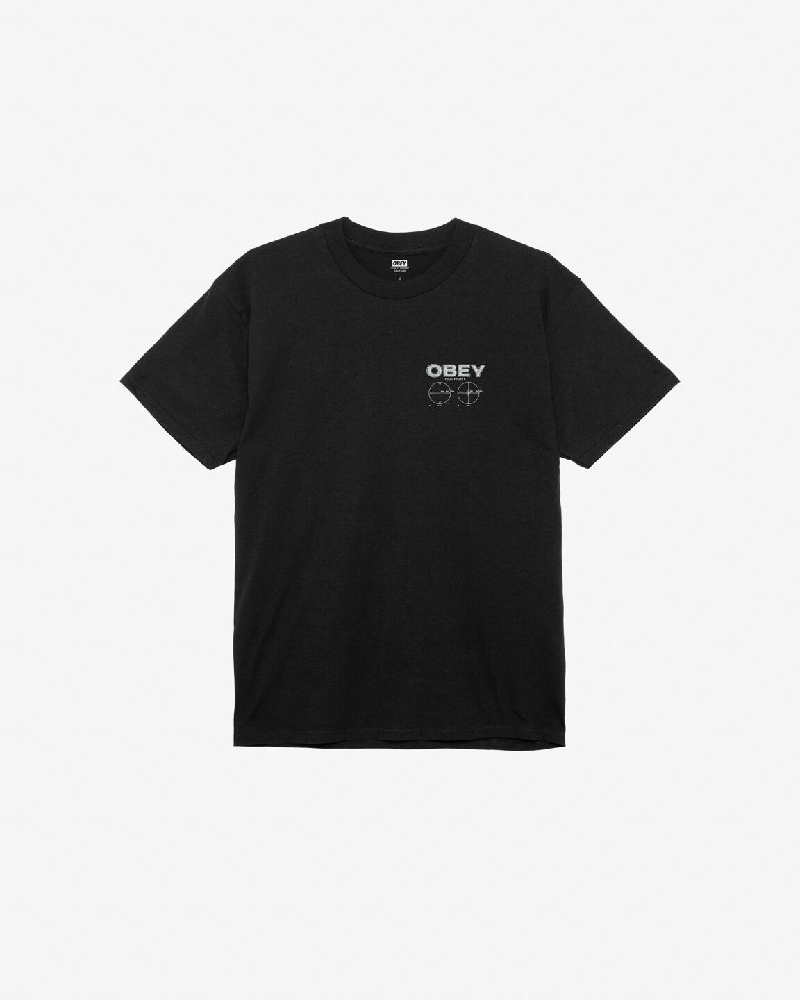 POLERA OBEY NOT RIGHT BLACK