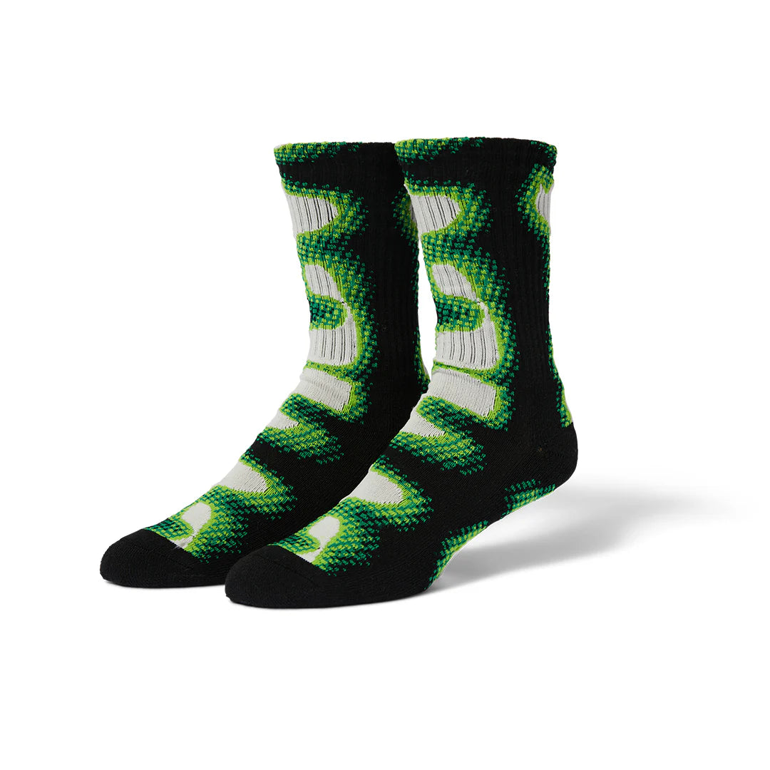 CALCETINES HUF BLUR CREW BLACK