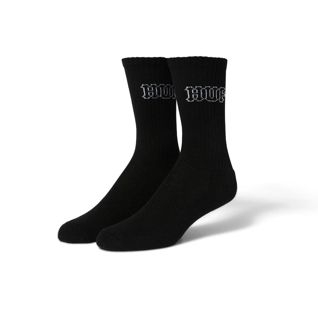 CALCETINES HUF CORE 3 PACK CREW BLACK/WHITE
