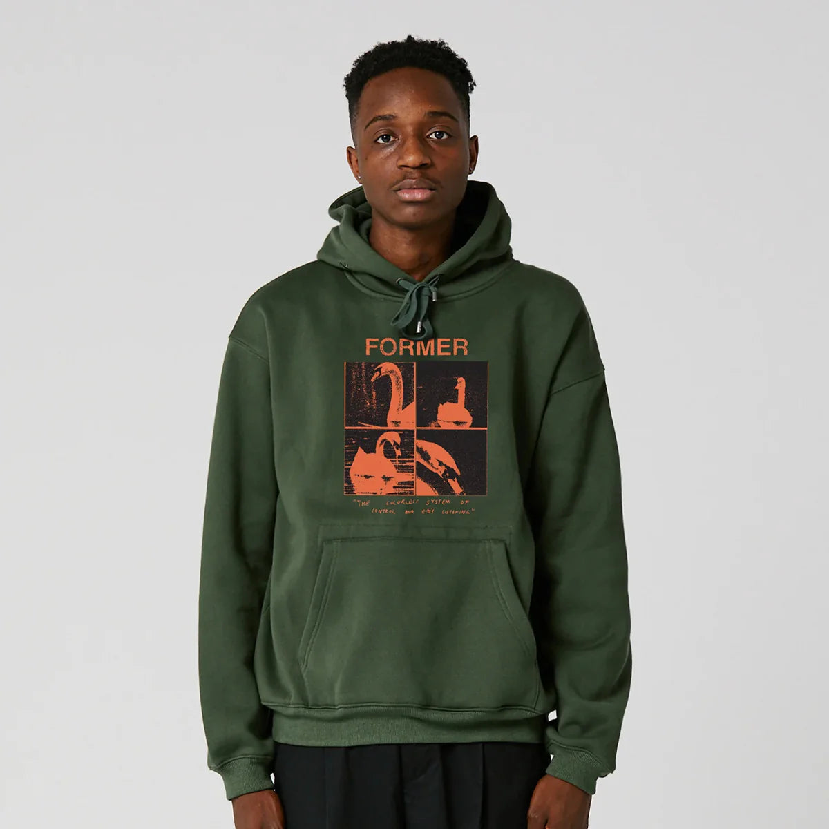 POLERON FORMER CYGNET HOOD WASHED GREEN