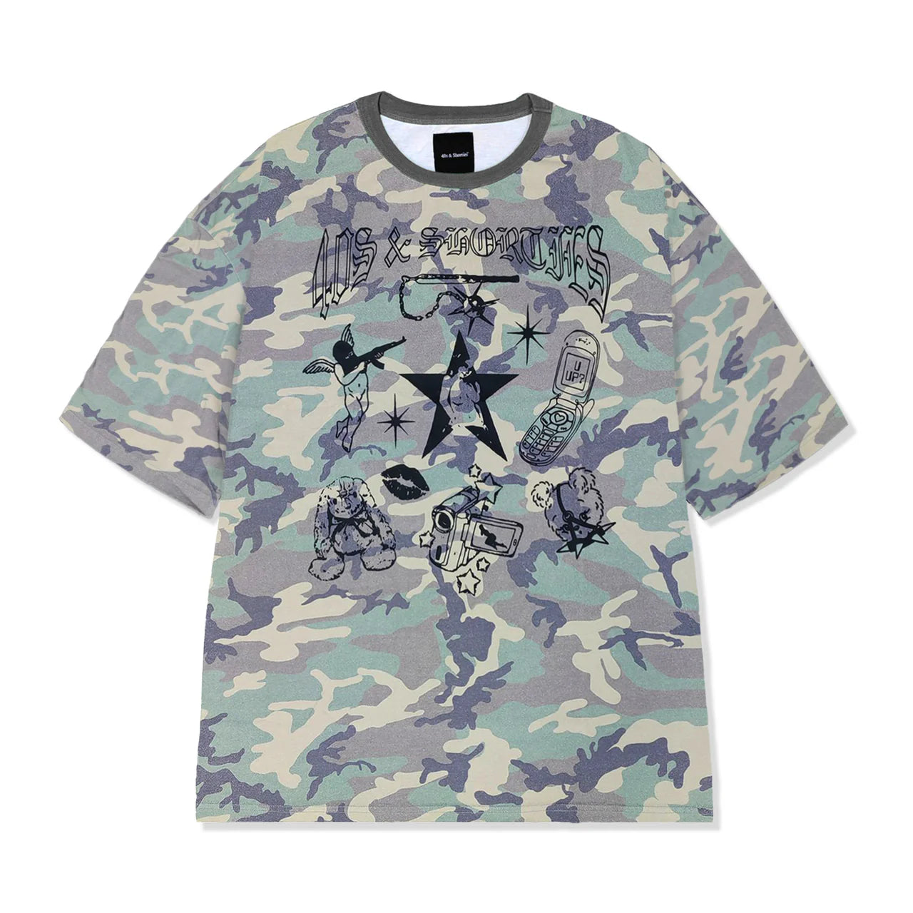 POLERA 40S & SHORTIES FALLOUT TEE CAMO