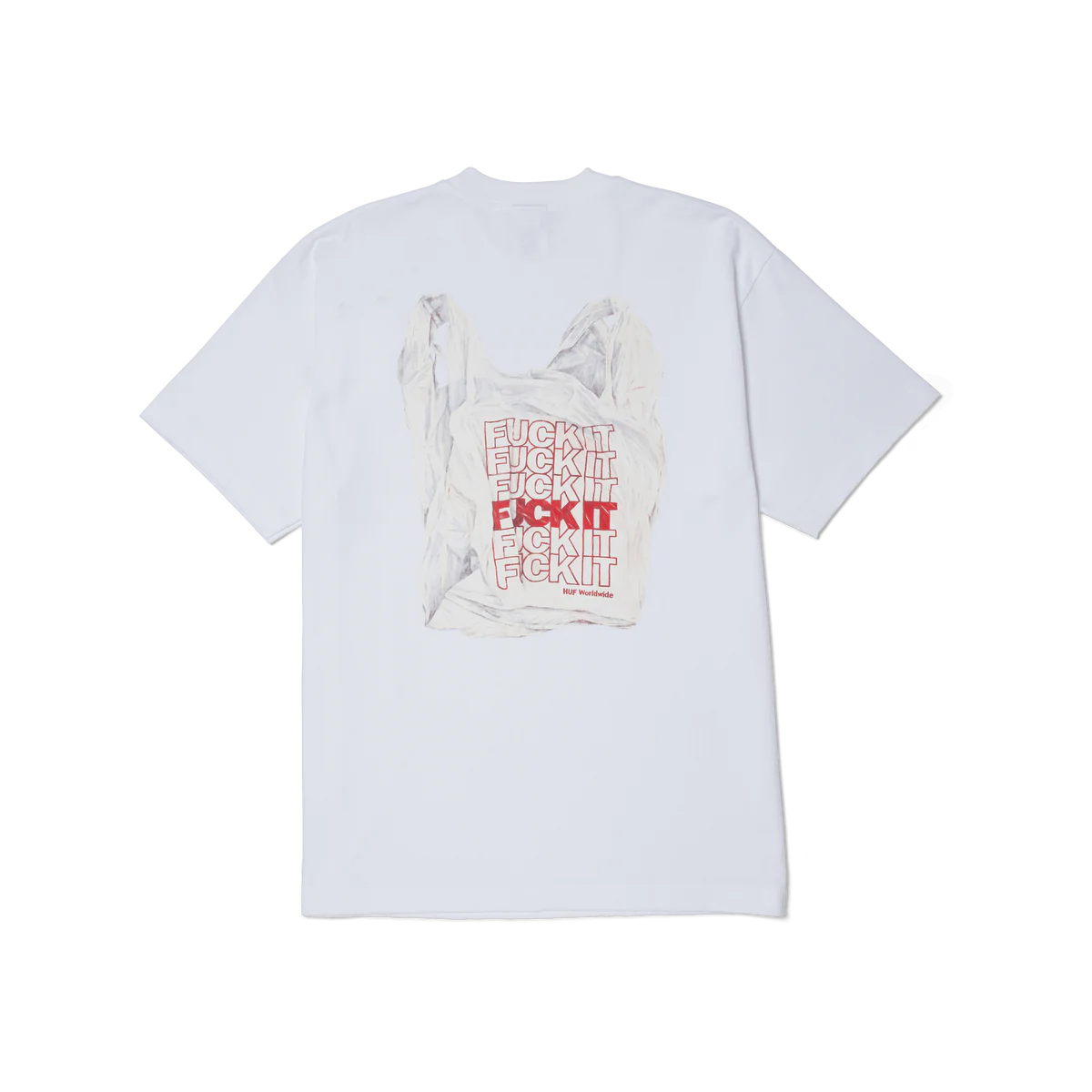 POLERA HUF  MERIDA SS BLANCA