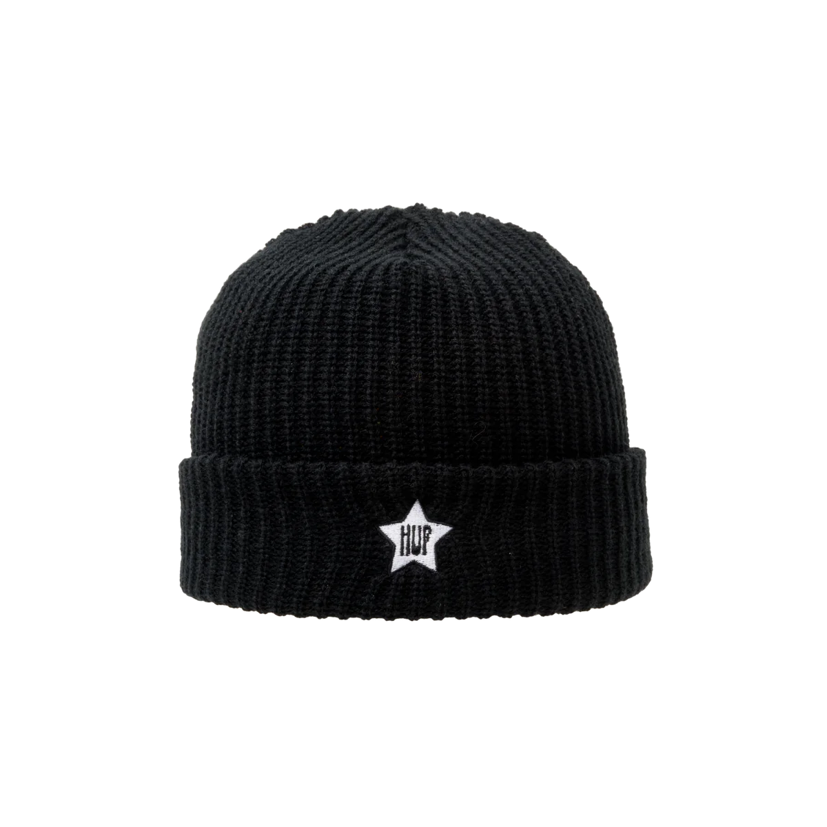 HUF ONE STAR VISOR BEANIE BLACK O/S