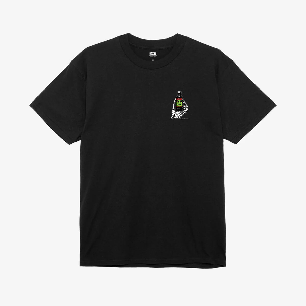 POLERA OBEY MIND CONTROL BLACK