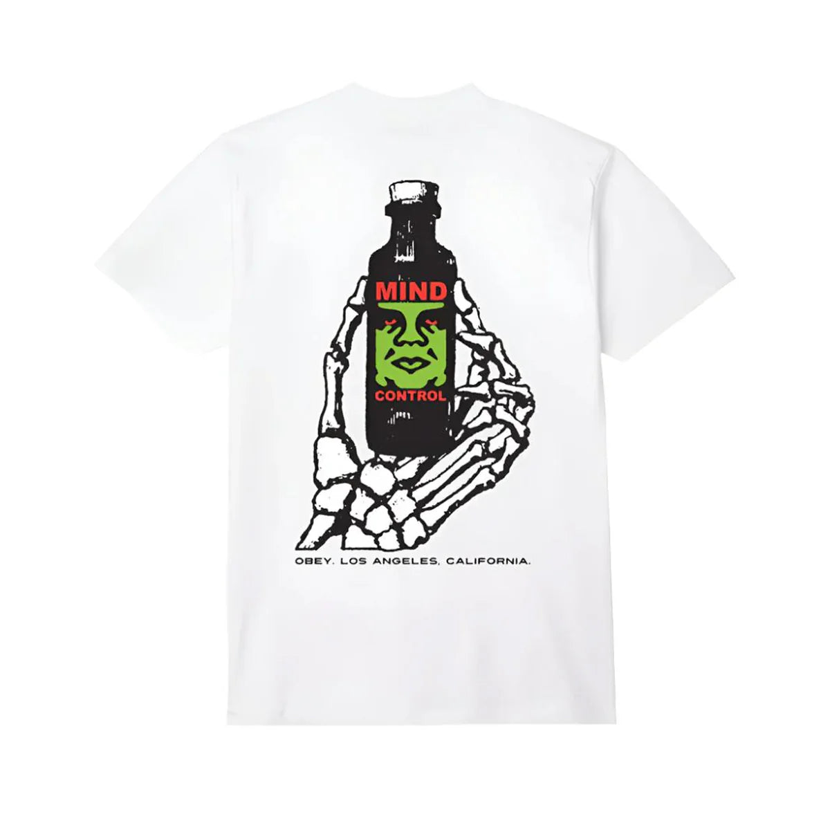 POLERA OBEY MIND CONTROL WHITE