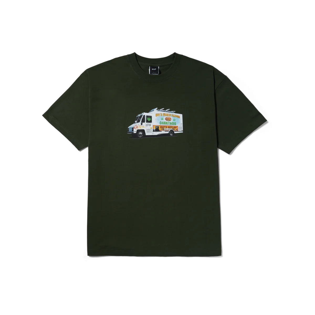 POLERA HUF TACO TRUCK S/S TEE HUNTER GREEN