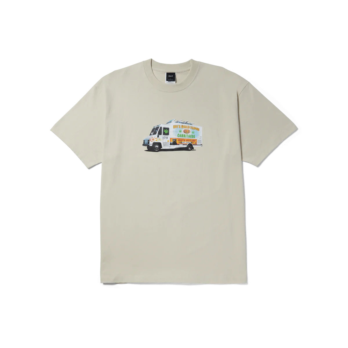 POLERA HUF TACO TRUCK S/S TEE STONE
