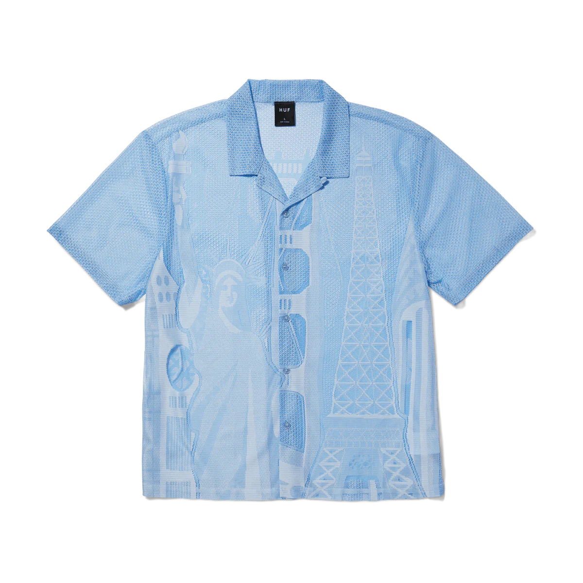 Camisa World Tour Lace Cloud Blue